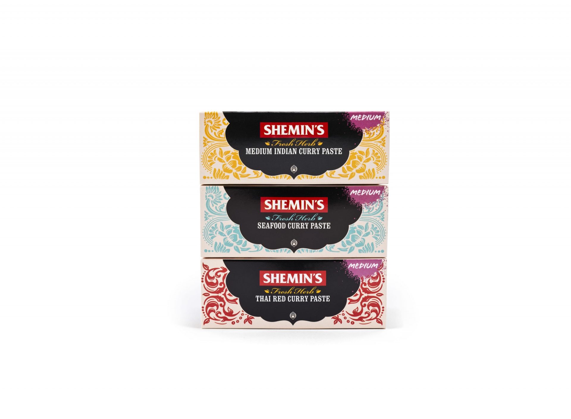 Selection of Three Shemin's Curry Pastes