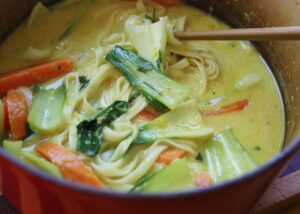 Shemin's Sweet Potato and Pak Choi Laksa