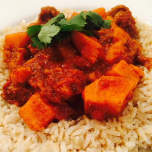 Lamb and Sweet potato curry