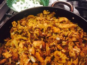 One-pot spicy chicken