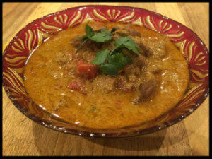 Slow Cooker Lamb Balti