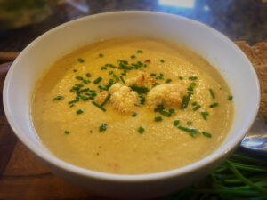 Thai Red Cauliflower Soup