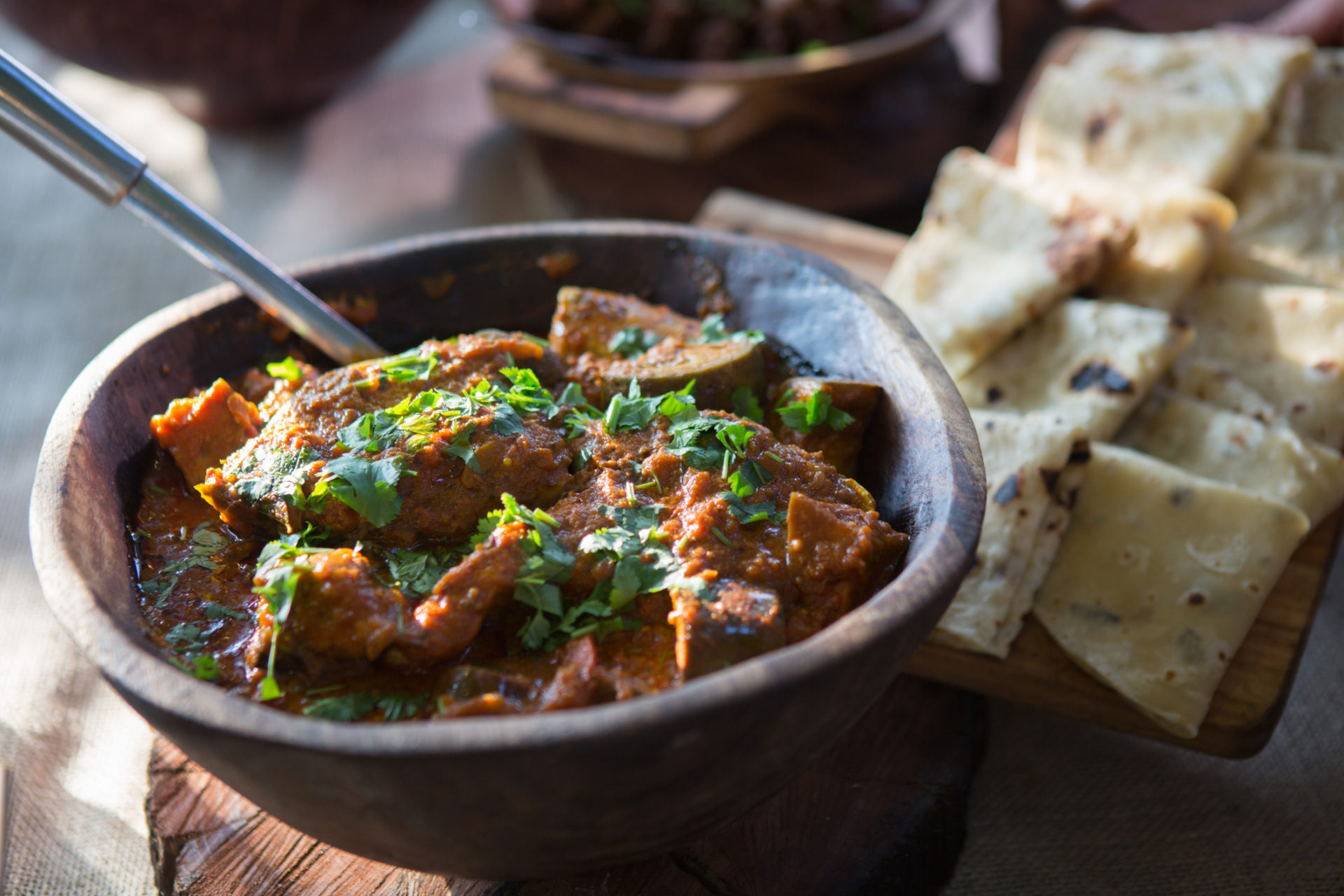 Curry and Rooti Shemins