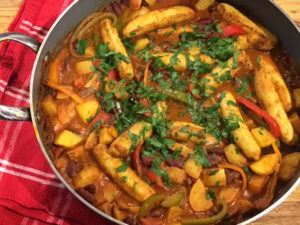 Sausage and bean stew