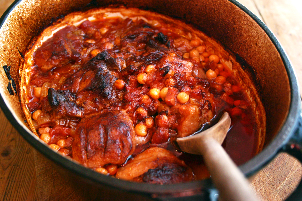 Pork Belly & Chickpea Casserole Shemin's Indian Recipes