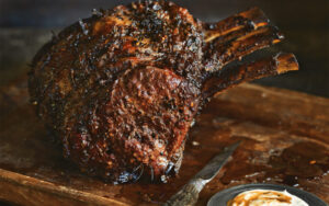 Shemin's Rib of Beef with Cauliflower Mash