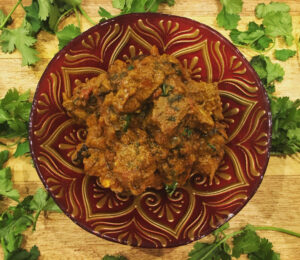 beef and aubergine curry