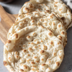 4 Plain Naan Breads