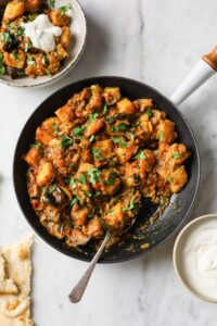 Shemin's Potato and Aubergine Balti
