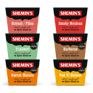 Selection of Six Shemin's Spice Blends