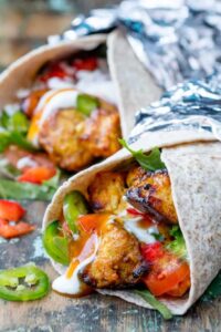 Methi Chicken Tikka Wrap
