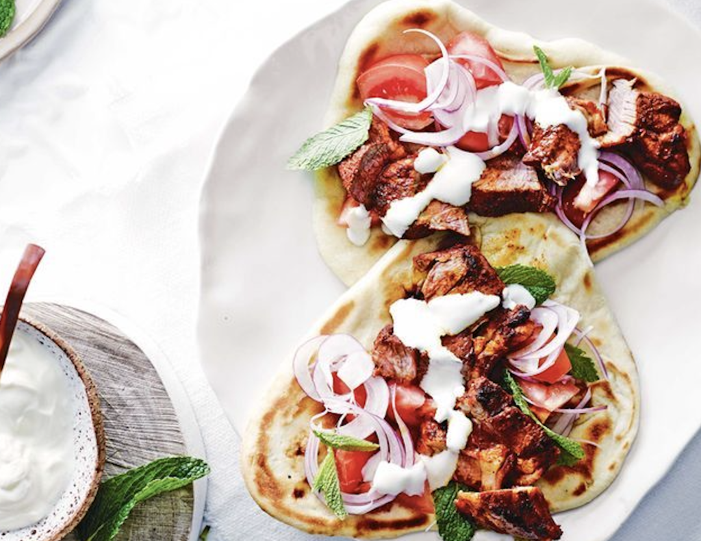 Quick Flatbread Kebabs Shemins