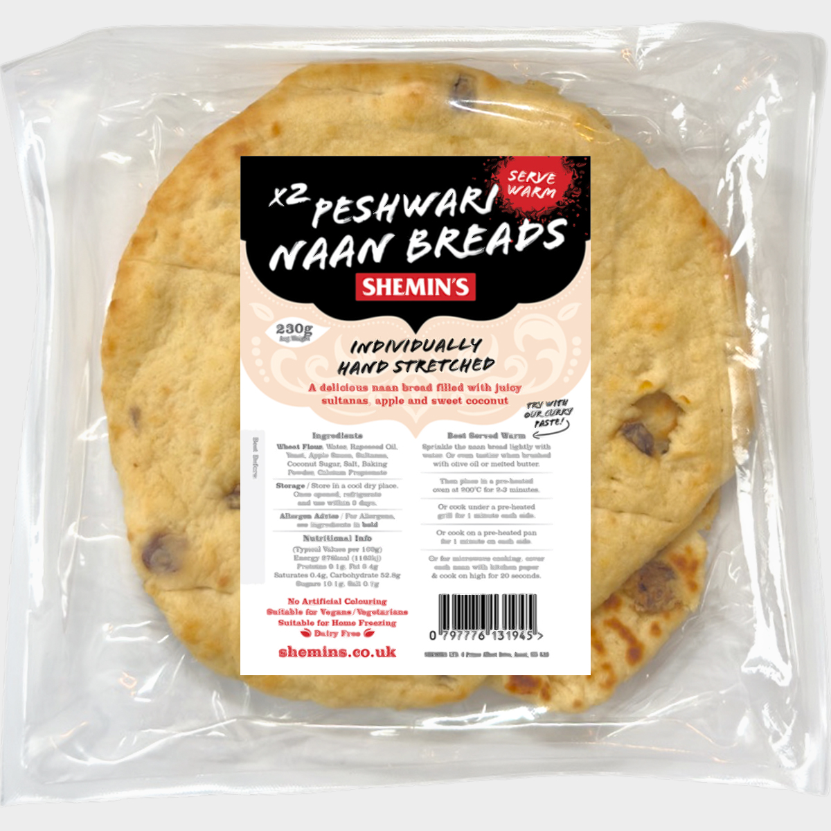 Shemin’s Peshwari Naan pack
