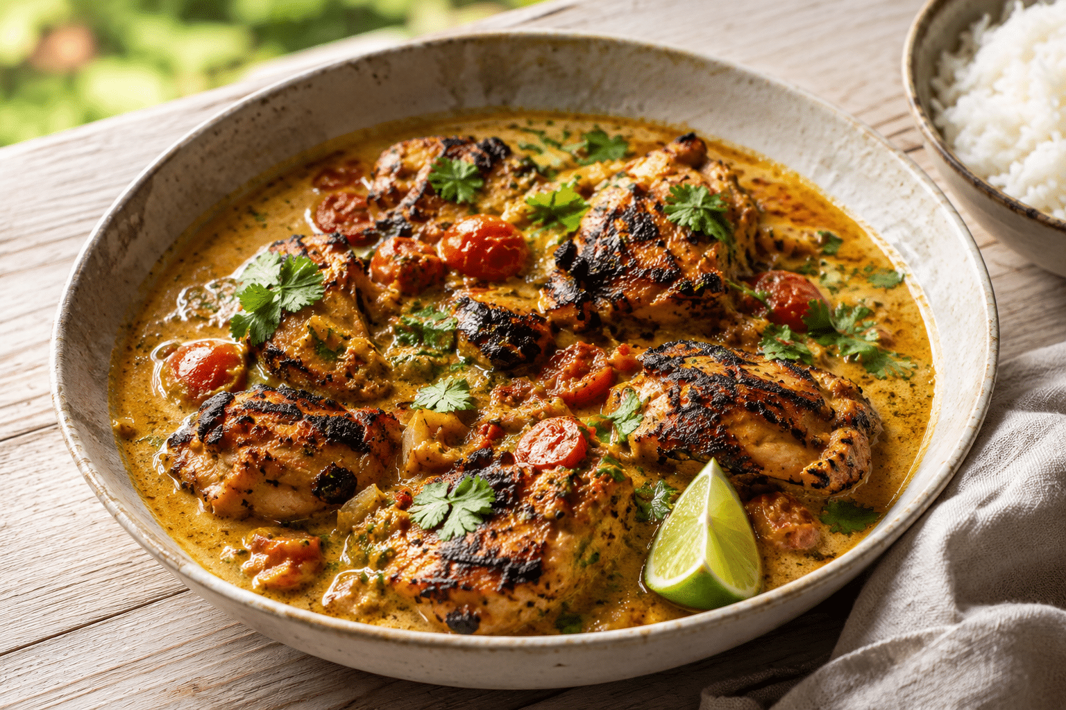 Charred Goan Chicken & Coconut Curry