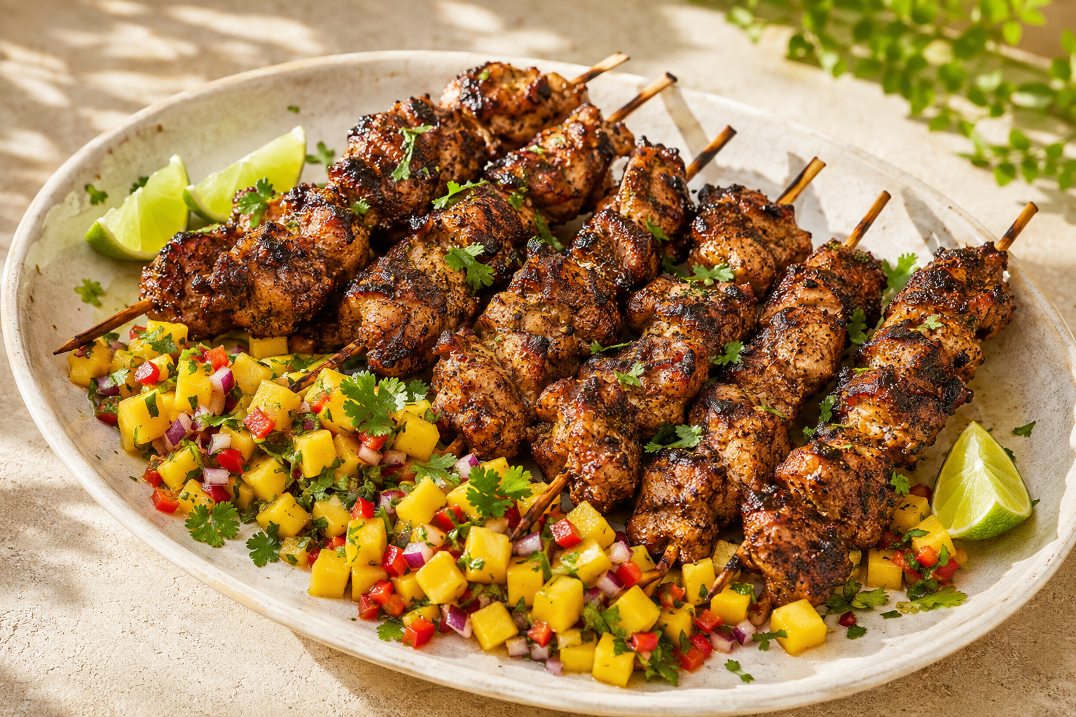 Shemin's Jerk Chicken Skewers