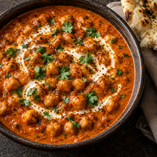 Chickpea Butter Masala (Chole Butter Masala)