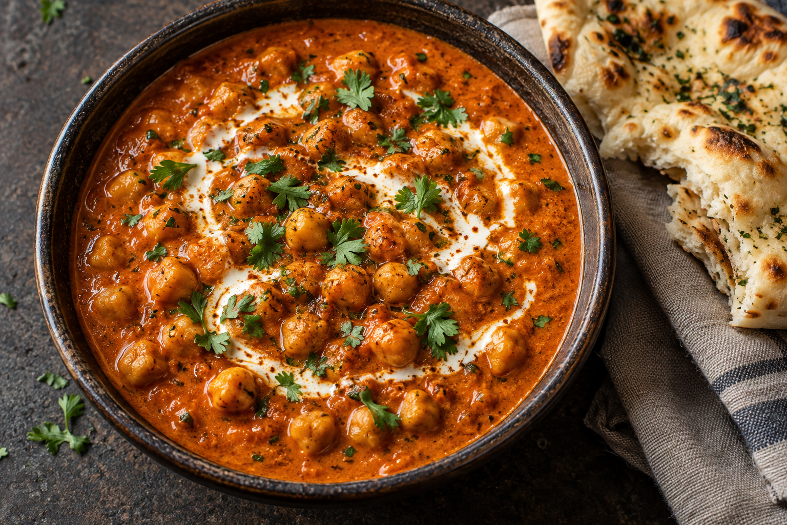 Chickpea Butter Masala (Chole Butter Masala)